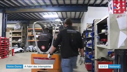 Notre-Dame : à l'abri des intempéries