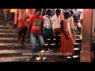 Devotees gathering for the Thaipusam festival!