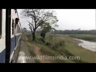 The world as seen from a train in India