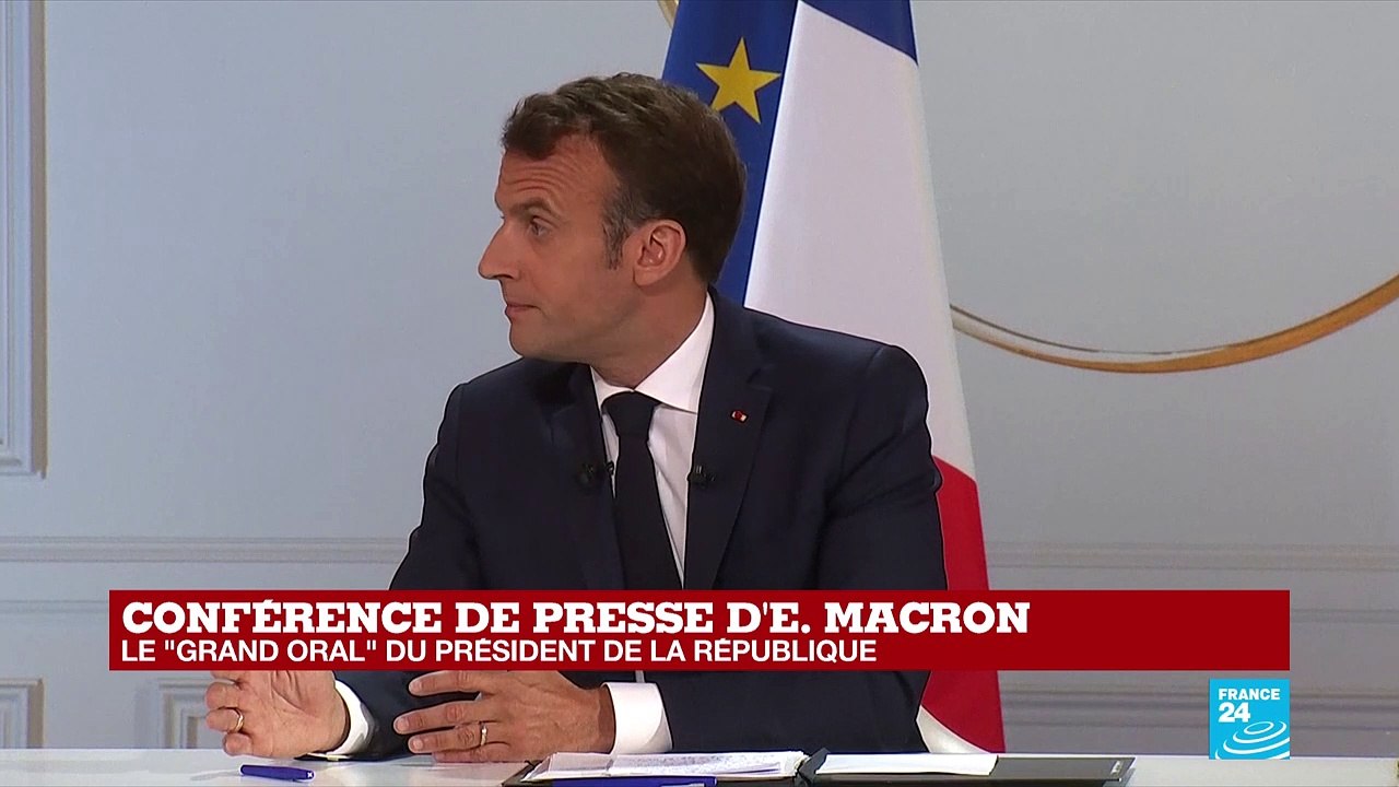 "Le mouvement des Gilets jaunes a été récupéré par les violences de la société" : Emmanuel Macron