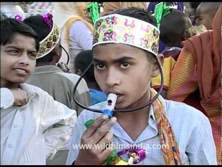 Young toy seller in Old Delhi