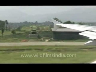 Runway of Tribhuvan International Airport, Kathmandu