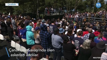 Gelibolu’da Anzak Töreni