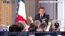 Emmanuel Macron pense 