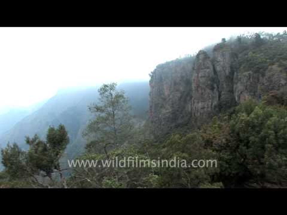 Steep (almost Himalaya like) cliffs around Kodaikanal...