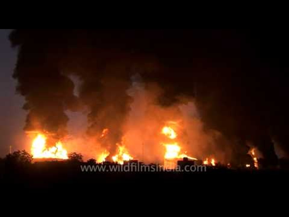 Fire raging in Jaipur!