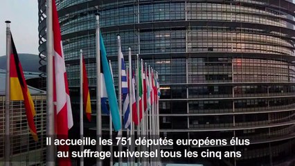 Le Parlement européen vu du ciel
