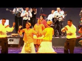 The National cultural group of Seychelles in India!!