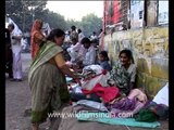 Busy street market in Ahmedabad!