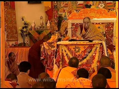 His Holiness the Dalai Lama giving his last sermon at Kalchakra!