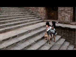 Delhi City girls explore Agrasen ki Baoli on a summer afternoon
