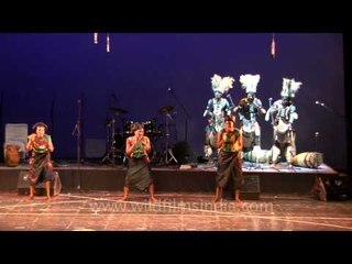 Zany performance by the Zambian troupe!!