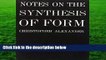 [GIFT IDEAS] Notes on the Synthesis of Form (Harvard Paperbacks) by C Alexander