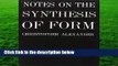[GIFT IDEAS] Notes on the Synthesis of Form (Harvard Paperbacks) by C Alexander