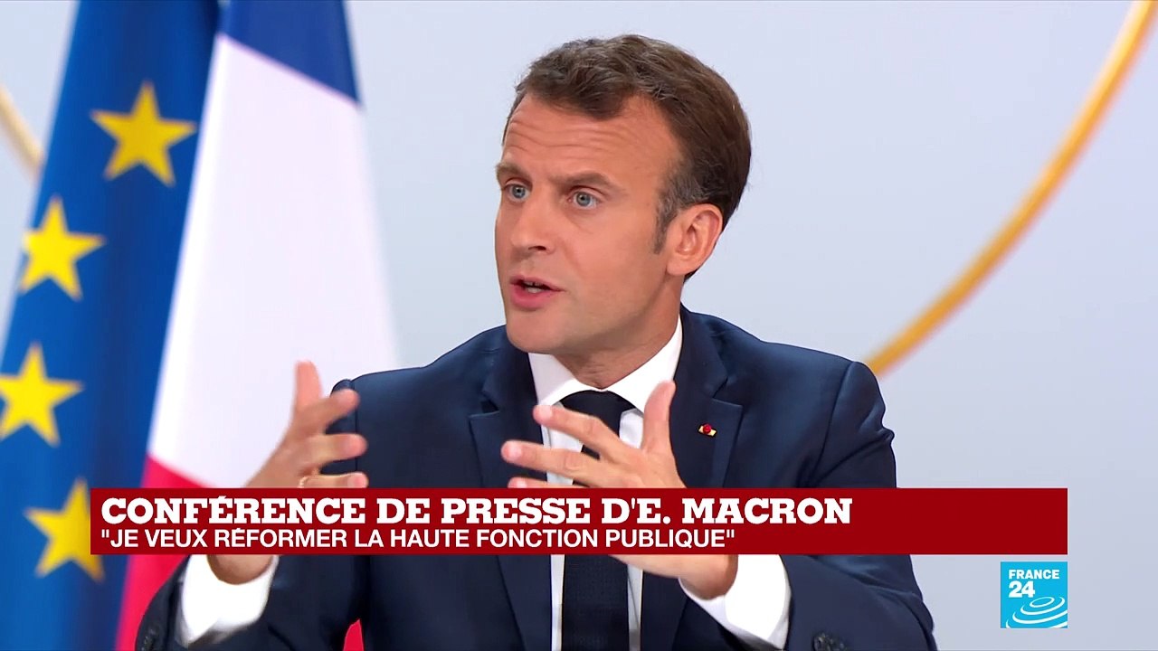 "Je ne veux pas de hausse d'impôts, mais des baisses d'impôts" : Emmanuel Macron