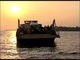 Ferry boat carries people and vehicles in Cochin, Kerala