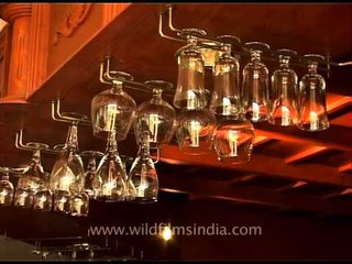 Interiors of a resto bar in Kerala...