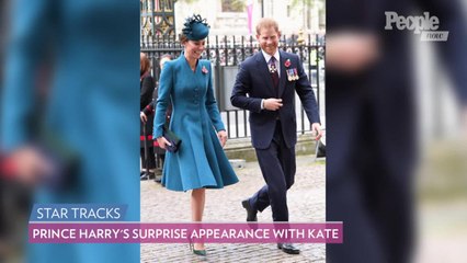 Prince Harry Makes a Surprise Appearance Alongside Kate Middleton Days Before Welcoming Baby