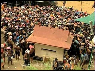Sabarimala devotees gather for Saramkutthi