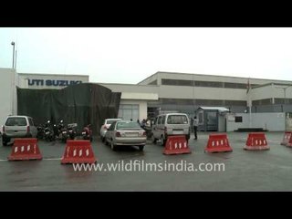 Tight security outside Maruti Suzuki Manesar plant