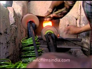 Work of precision - traditional bangle making in India