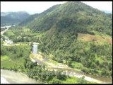 Aerial footage Arunachal Pradesh rain forests in north-east India