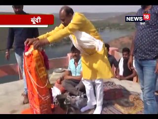 भाजपा प्रत्याशी ओम कृष्ण बिरला ने बालाजी की पूजा कर शहर में किया रोड शो