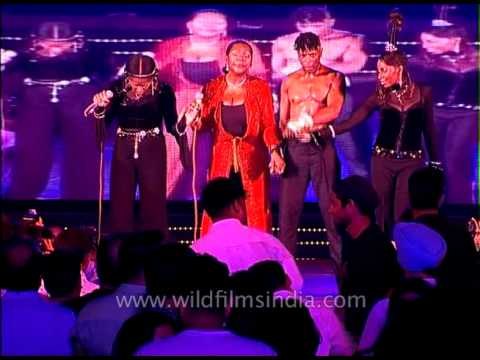 Liz Mitchell singing El Lute and other Boney M songs in India