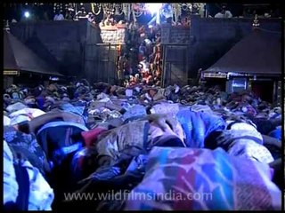 Finally reached Sabarimala after miles of walking!