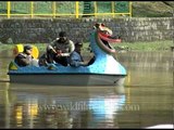 Boating in Dal lake, Dharamshala