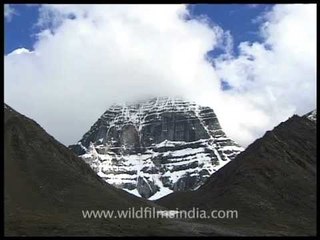 Mount Kailash  - mecca for pilgrims from India, Nepal and Tibet