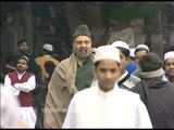 Deepak Badhwar walks amid human sea and talks about Bakri-Eid near Jama Masjid