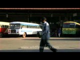 Karnataka State Road Transport Corporation bus stand or Majestic bus stand, Bangalore