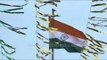 Indian tricolour hoisted at the India--Pakistan Border : Wagah!