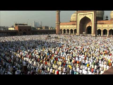 Obligatory Namaz on the eve of Id ul fitr at Jama Masjid