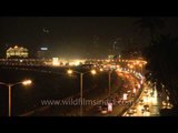 The Queen's necklace - Marine Drive resembling a string of pearl at night