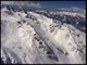 Aerial view of snowy Himalayan mountains from a chopper