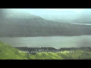 Thunder in Paradise - View of Krishna river from Panchgani