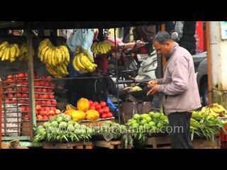 Local fruit market of Panchgani