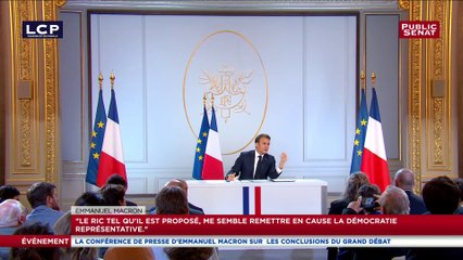 Macron continuera « à débattre à la fois avec nos élus et nos citoyens sur le terrain »