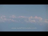 Nanda Devi peaks as seen from the air above New Delhi!