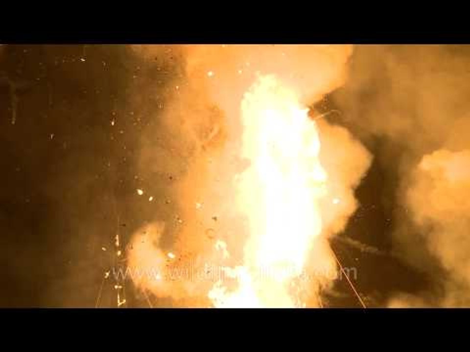 Dussehra effigies turned to ashes!