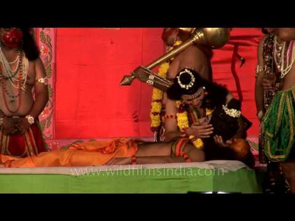 Dussehra enactment in India