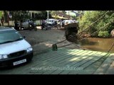 Rio de Mapuça or Chorao Ferry crossing for cars in Goa
