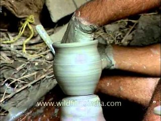 Pottery making requires a lot of practice