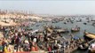 Thousands upon thousands of people at Kumbh Mela