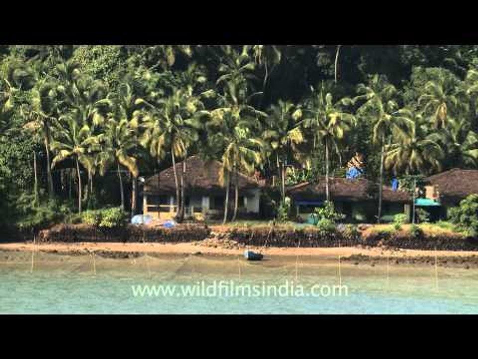 An amazing view of a beach near Saligao, Goa