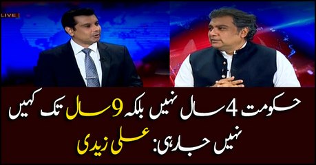 Government not going anywhere for nine years, Ali Zaidi claims