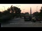 Capturing the beauty of chaotic Delhi traffic through time lapse