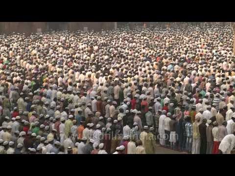 Mass of humanity: Muslims cluster at Jama Masjid for Eid-ul-Zuha Namaz